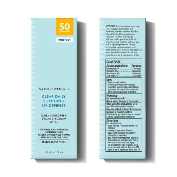SkinCeuticals Clear Daily Soothing UV Defense Sunscreen SPF 50 - Image 4